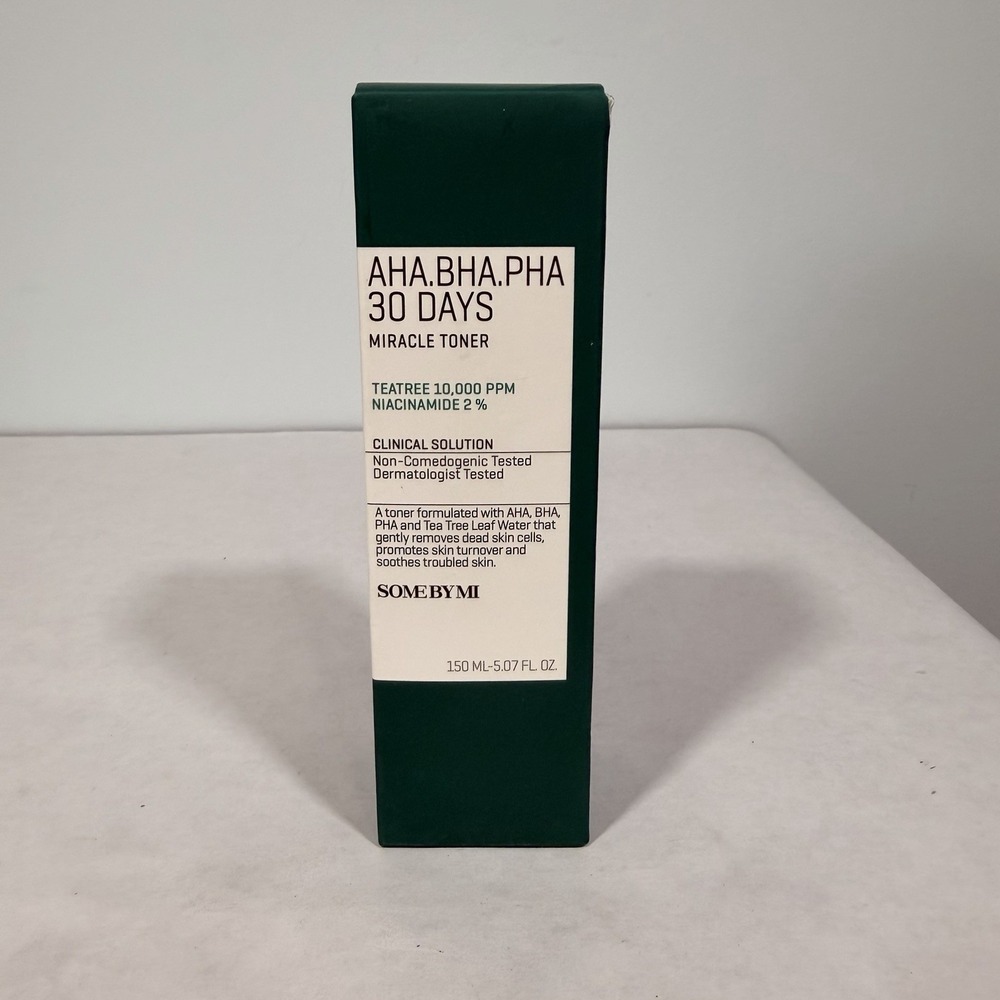 Miracle Toner -AHA. BHA. PHA 30 Days, Teatree, Niacinamide, Korean, Exp 4/27